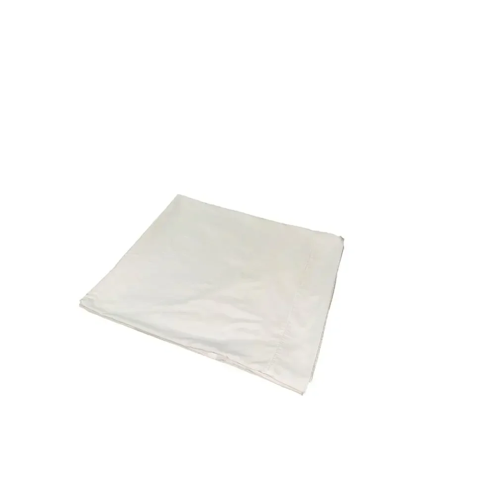 Utopia Bedding Full Sized Flat Sheet Solid White Microfiber Bedding Easy Care